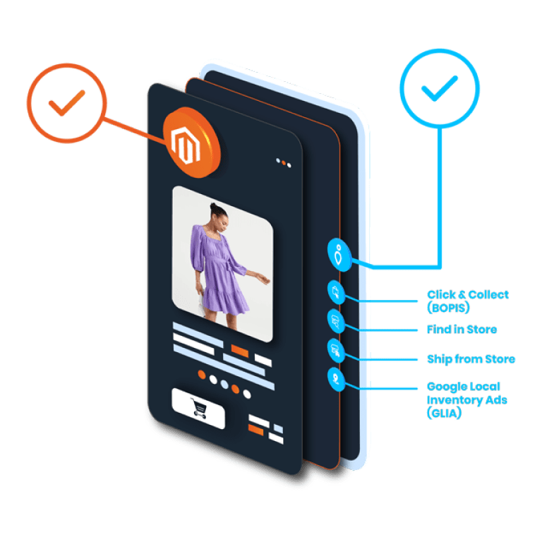 stockinstore omnichannel solutions for Magento Adobe Commerce including Click and Collect Find In Store Ship From Store Store Locator Google Local Inventory Advertising