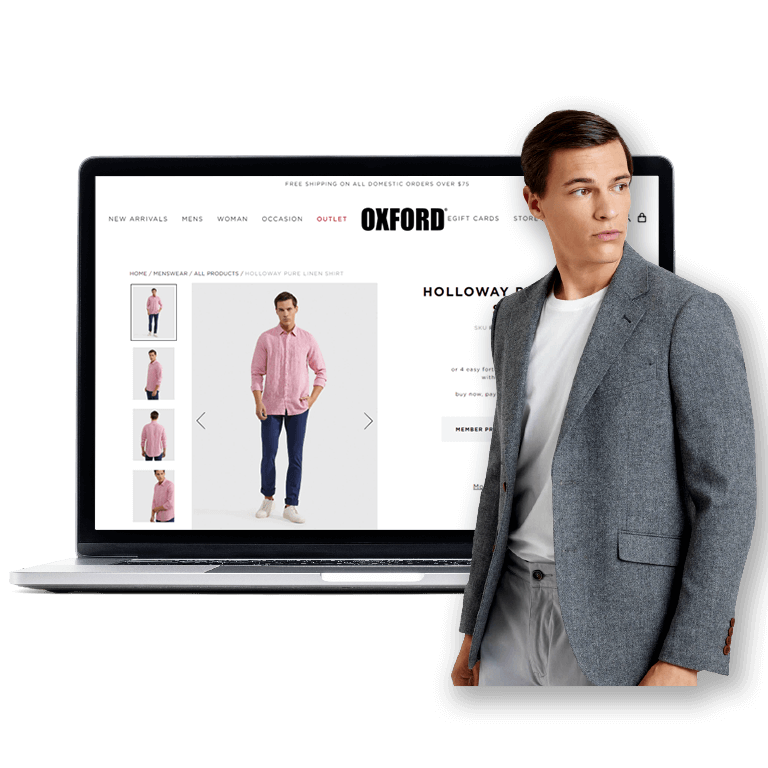 Menswear and Womenswear retailer Oxford selects the stockinstore Omnichannel Click and Collect BOPIS solution for Shopify