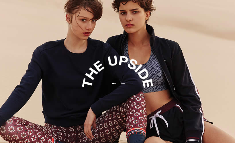 Global activewear brand The Upside shows customers stock availability in stores nearby with stockinstore. Find in Store for Magento