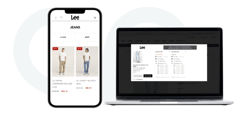 Lee Jeans joins the stockinstore family. Find in Store, an eCommerce order fulfilment strategy.