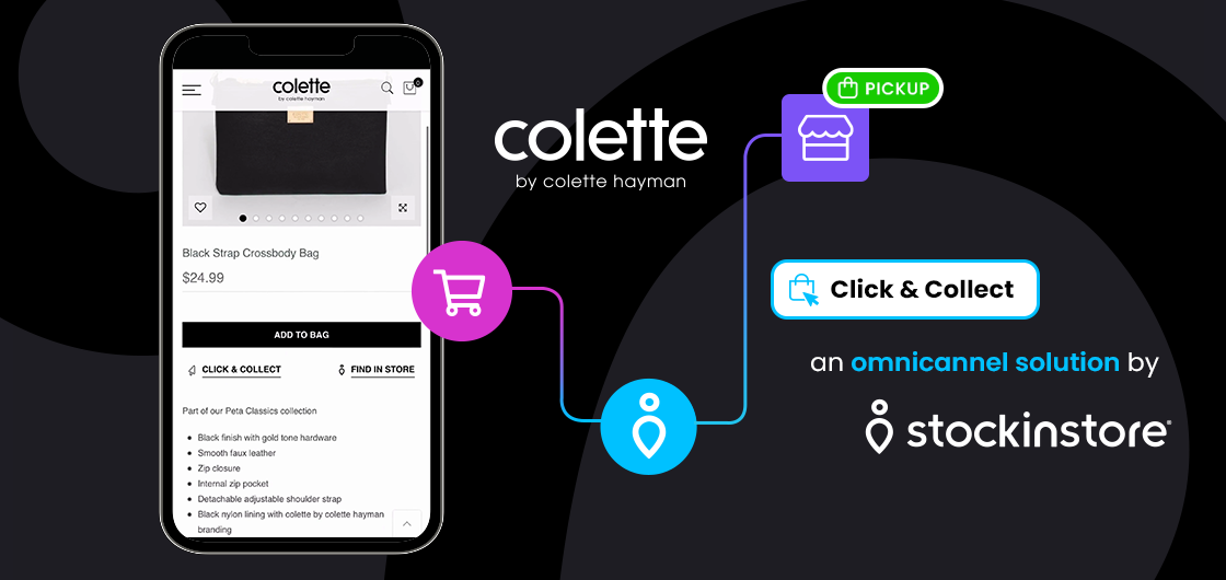 Colette Hayman launches Click and Collect with their omnichannel solution provider stockinstore