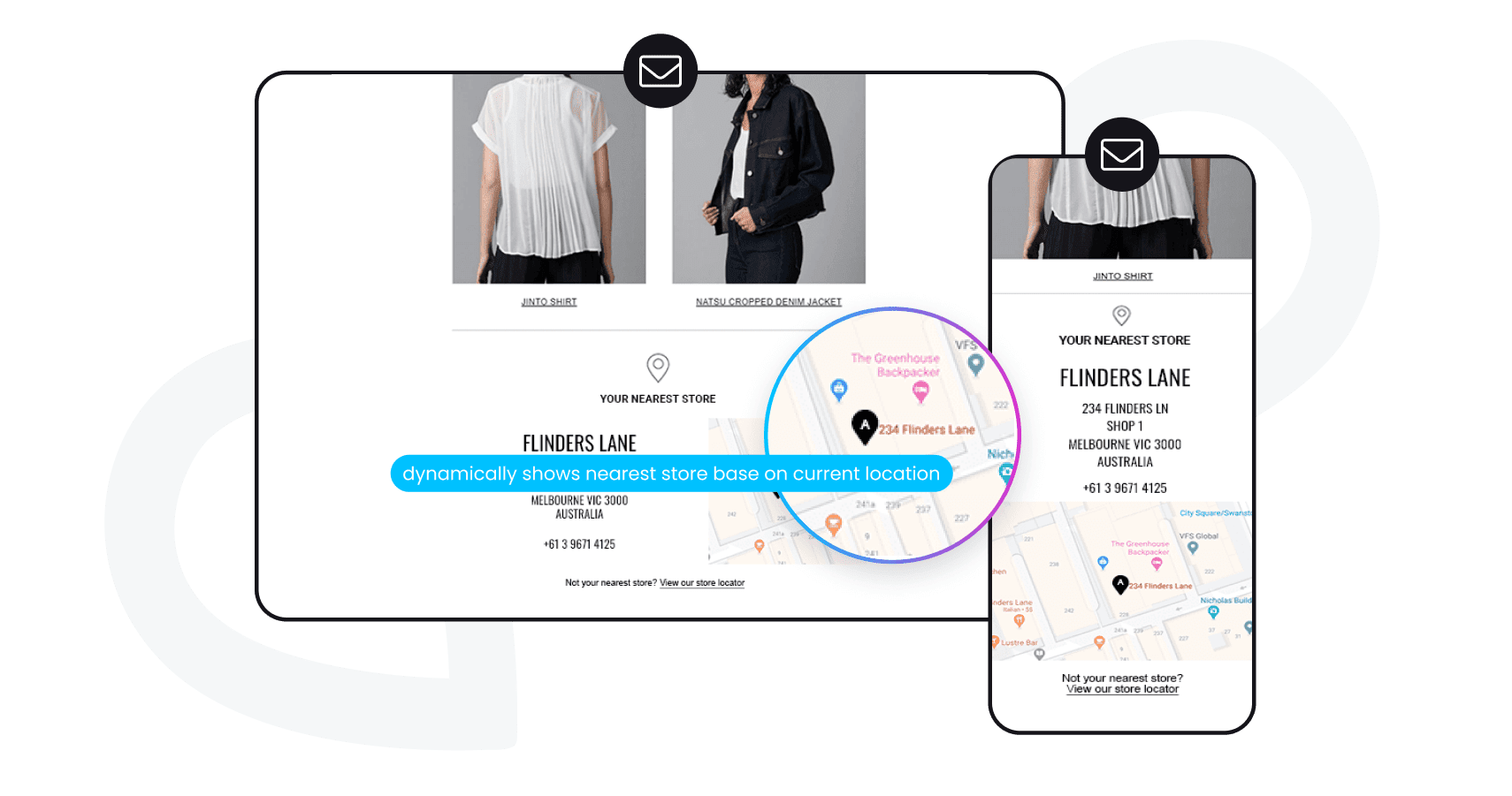 Nearest Store eDM Widget Get More Customers Into Stores stockinstore
