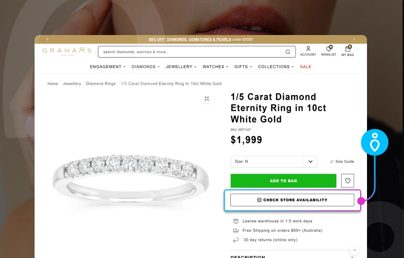 Graham launch click and collect with stockinstore